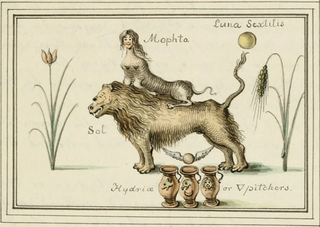 An illustration from Manly Palmer Hall collection of alchemical manuscripts, 1500-1825, 1600, leaf 33