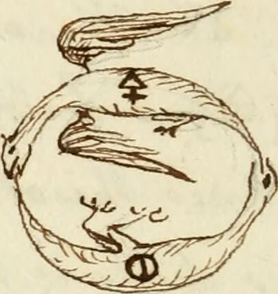 An illustration from Manly Palmer Hall collection of alchemical manuscripts, 1500-1825, 1600, leaf 172