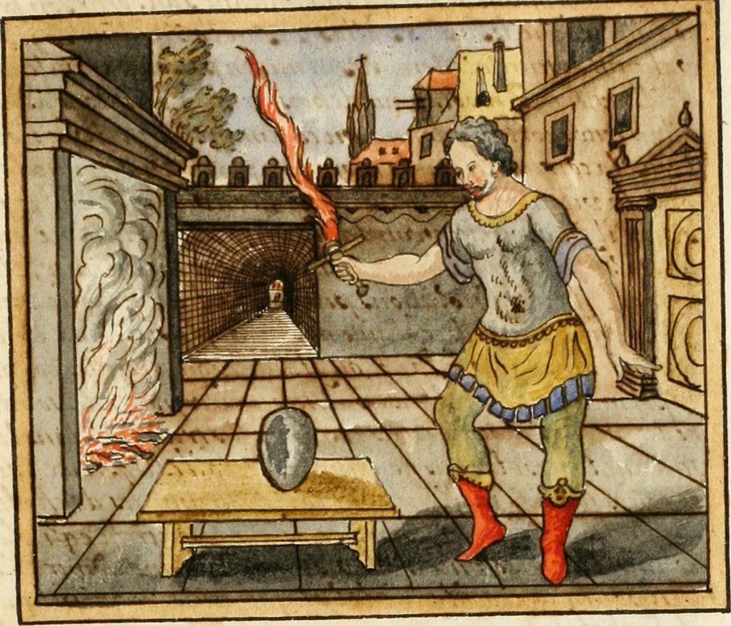 An illustration from Manly Palmer Hall collection of alchemical manuscripts, 1500-1825, 1600, leaf 30