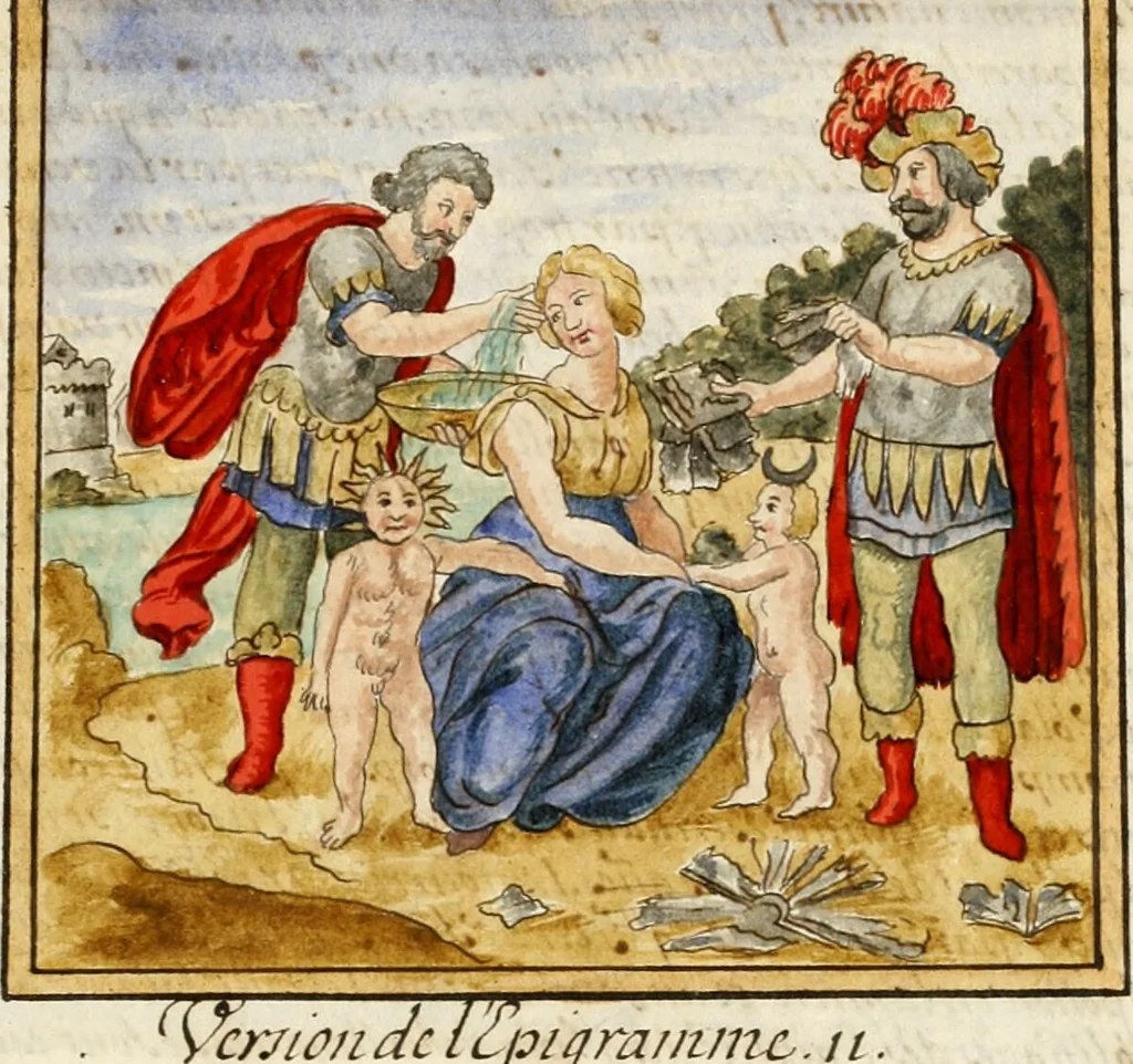An illustration from Manly Palmer Hall collection of alchemical manuscripts, 1500-1825, 1600, leaf 37