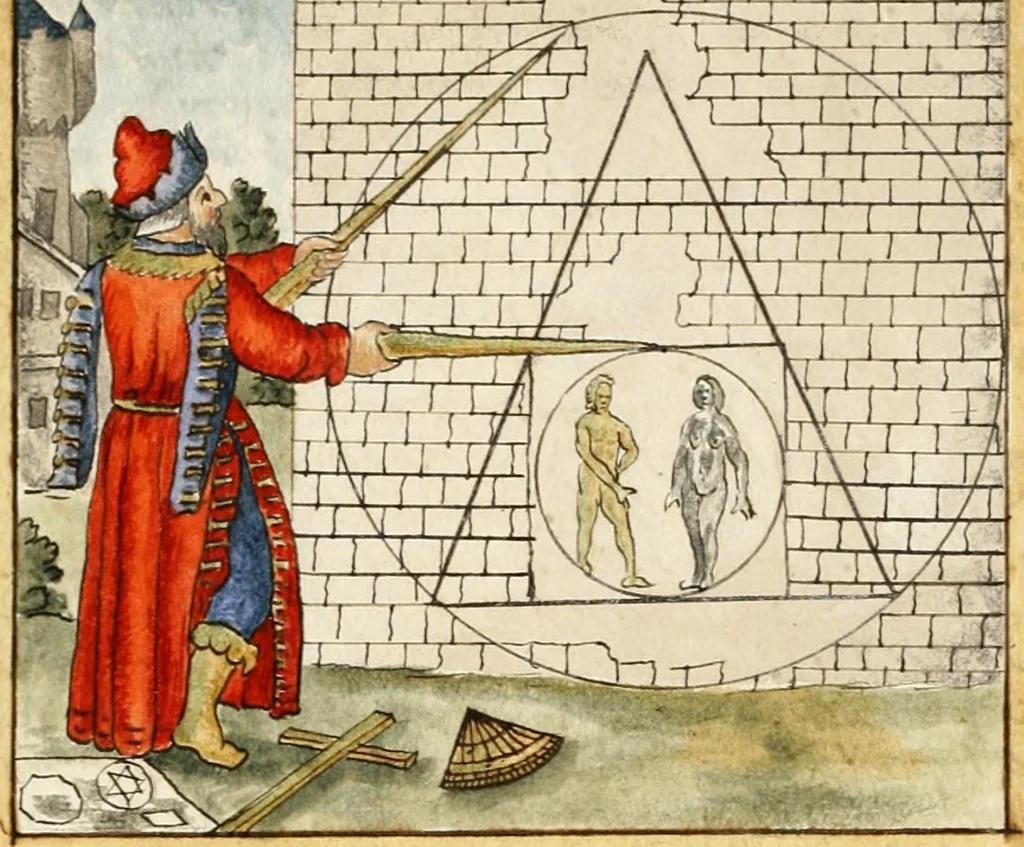 An illustration from Manly Palmer Hall collection of alchemical manuscripts, 1500-1825, 1600, leaf 56