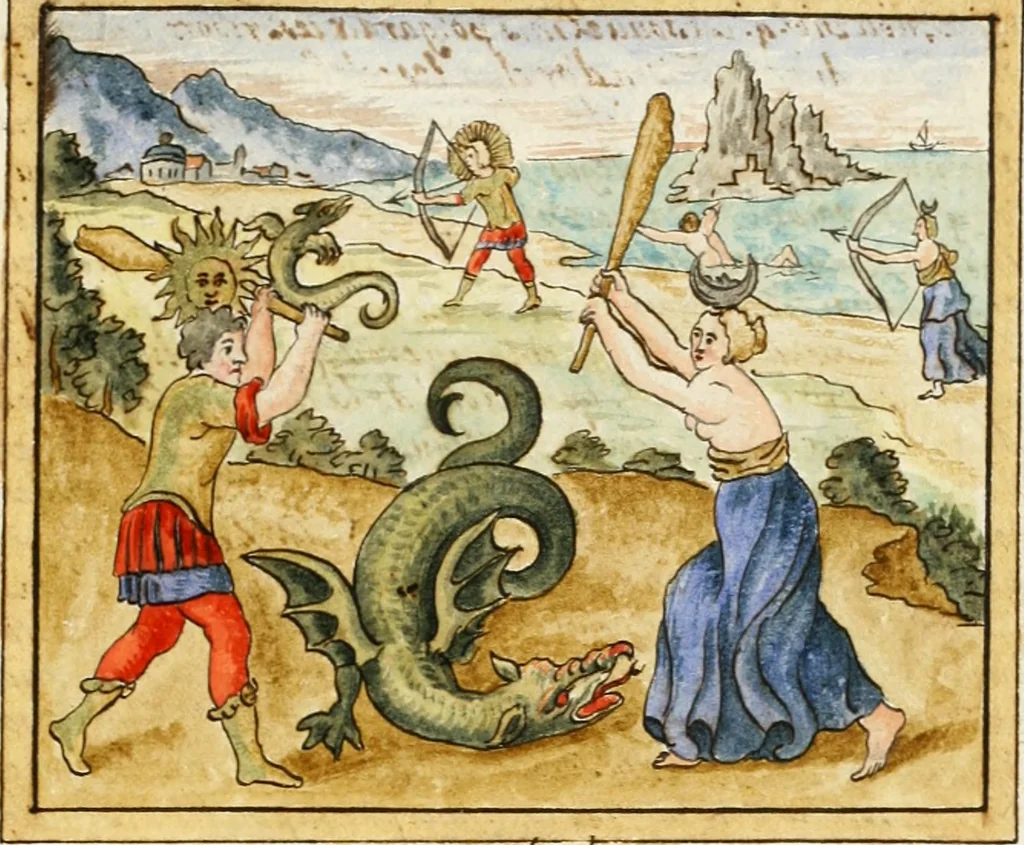 An illustration from Manly Palmer Hall collection of alchemical manuscripts, 1500-1825, 1600, leaf 62