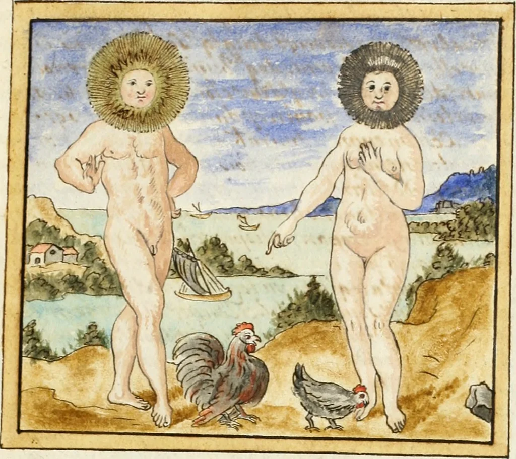 An illustration from Manly Palmer Hall collection of alchemical manuscripts, 1500-1825, 1600, leaf 72