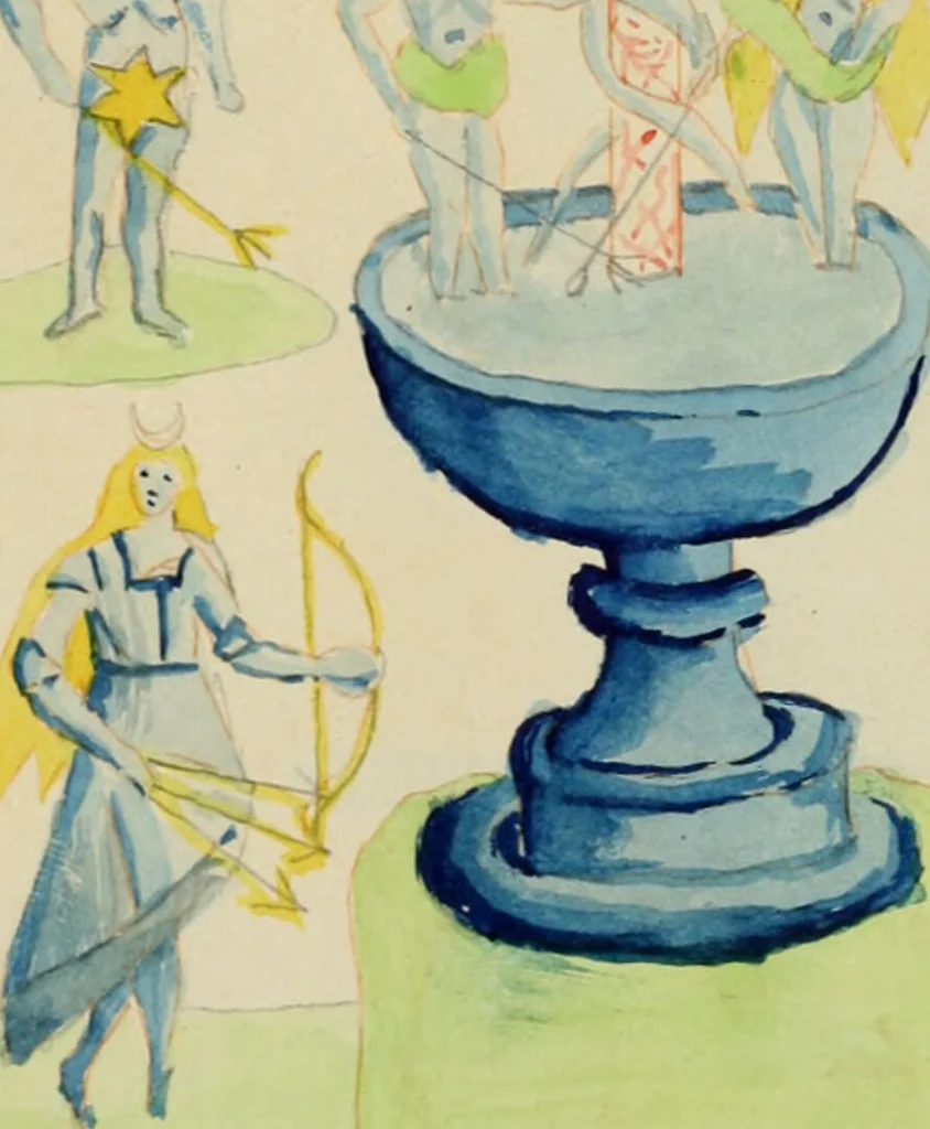 An illustration from Manly Palmer Hall collection of alchemical manuscripts, 1500-1825, 1600, leaf 125