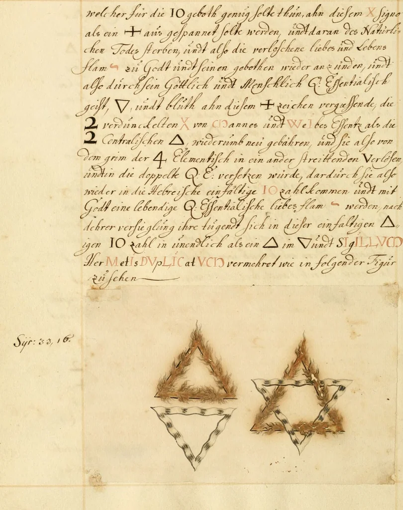 An illustration from Manly Palmer Hall collection of alchemical manuscripts, 1500-1825, 1600, leaf 46