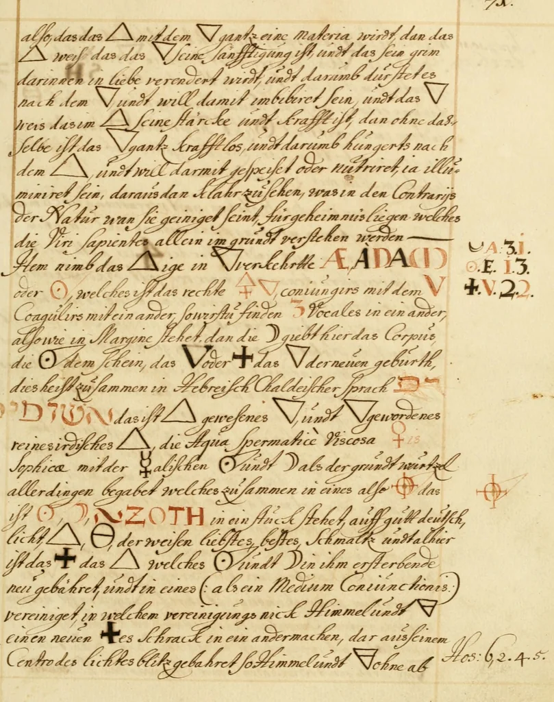 An illustration from Manly Palmer Hall collection of alchemical manuscripts, 1500-1825, 1600, leaf 35