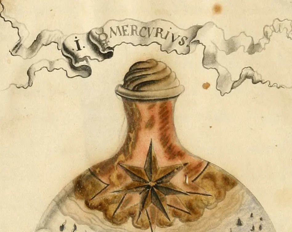 An illustration from Manly Palmer Hall collection of alchemical manuscripts, 1500-1825, 1600, leaf 61