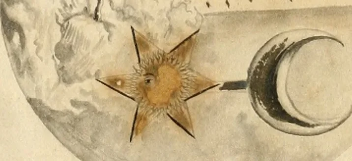 An illustration from Manly Palmer Hall collection of alchemical manuscripts, 1500-1825, 1600, leaf 61