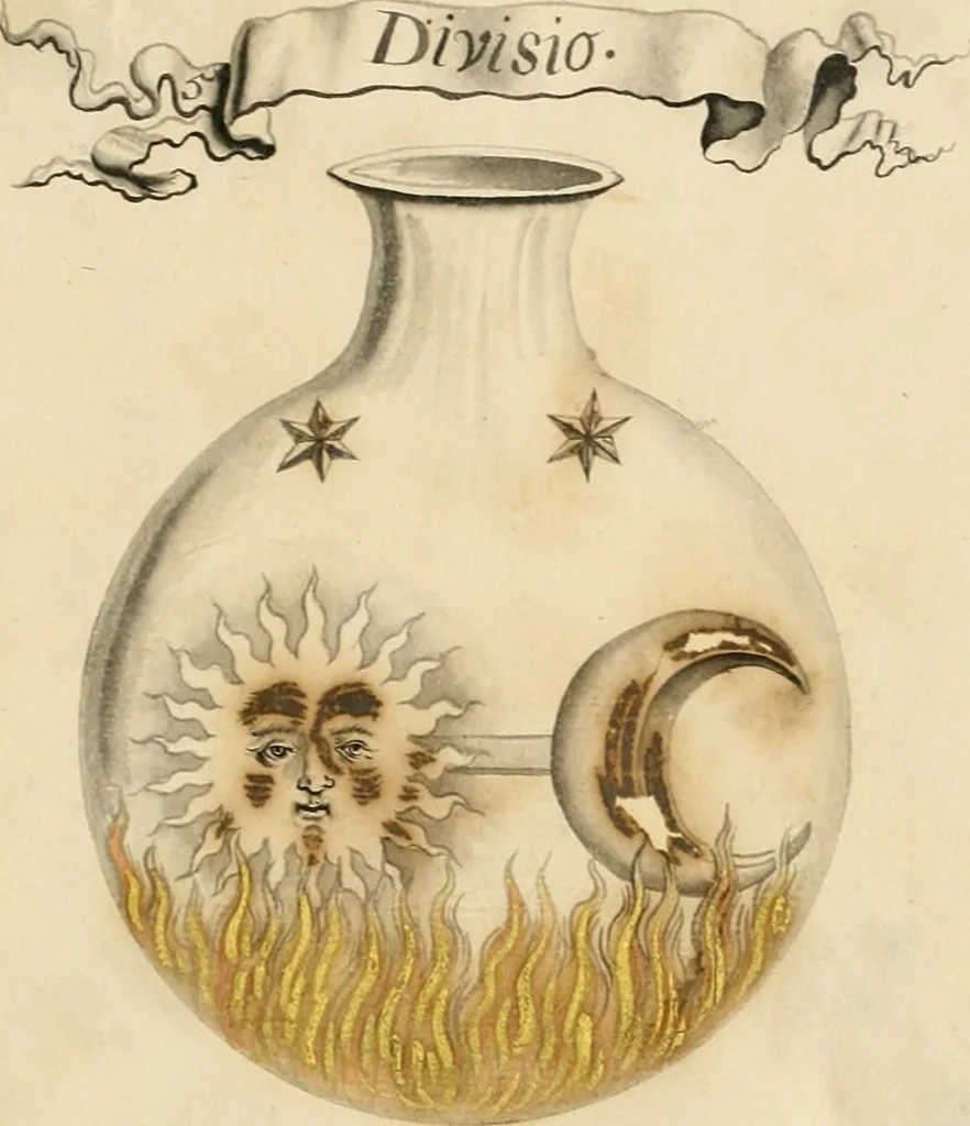 An illustration from Manly Palmer Hall collection of alchemical manuscripts, 1500-1825, 1600, leaf 66