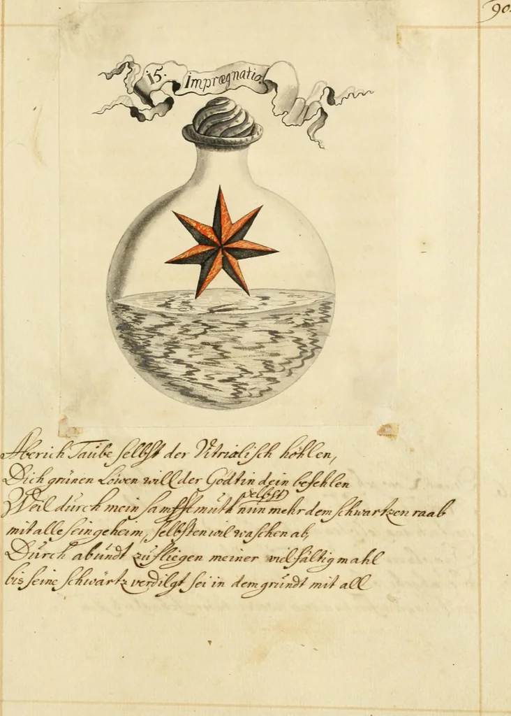 An illustration from Manly Palmer Hall collection of alchemical manuscripts, 1500-1825, 1600, leaf 73