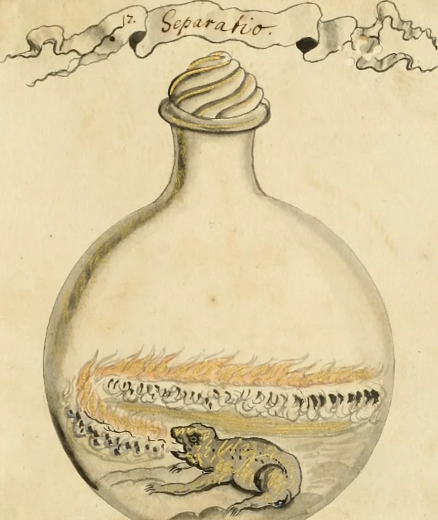 An illustration from Manly Palmer Hall collection of alchemical manuscripts, 1500-1825, 1600, leaf 74