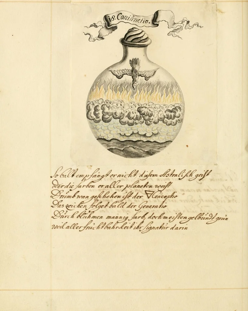 An illustration from Manly Palmer Hall collection of alchemical manuscripts, 1500-1825, 1600, leaf 76