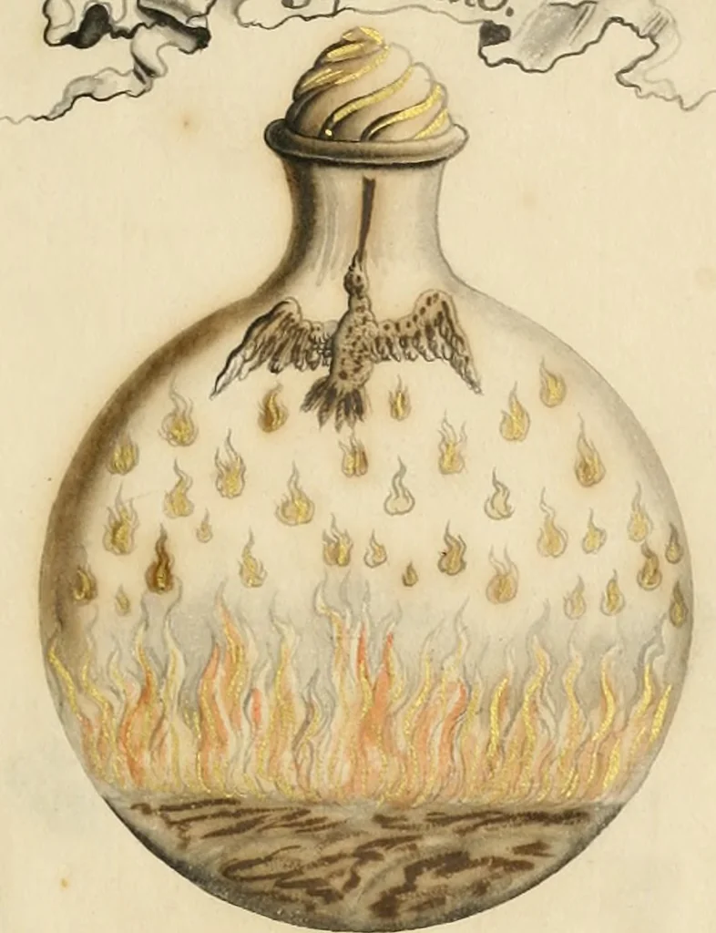 An illustration from Manly Palmer Hall collection of alchemical manuscripts, 1500-1825, 1600, leaf 76