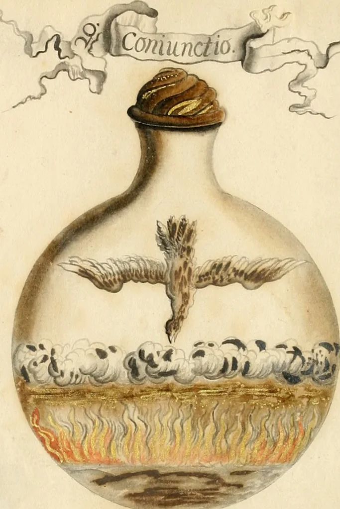 An illustration from Manly Palmer Hall collection of alchemical manuscripts, 1500-1825, 1600, leaf 77