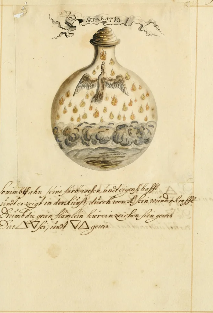 An illustration from Manly Palmer Hall collection of alchemical manuscripts, 1500-1825, 1600, leaf 79