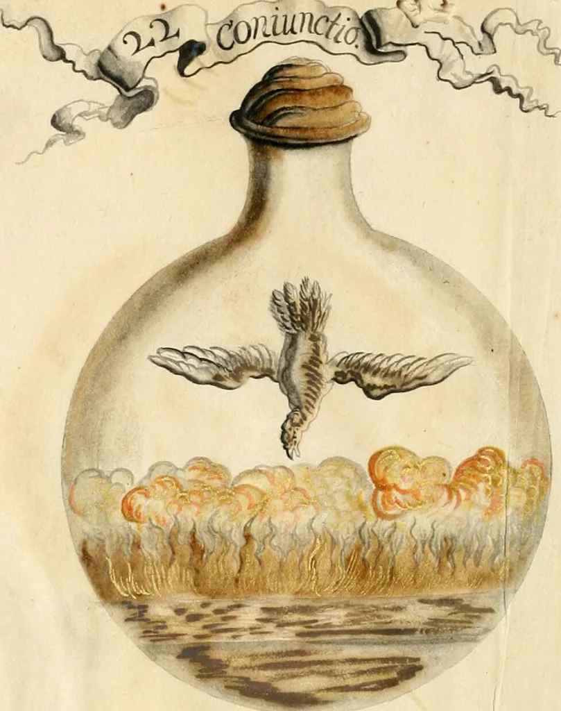 An illustration from Manly Palmer Hall collection of alchemical manuscripts, 1500-1825, 1600, leaf 80