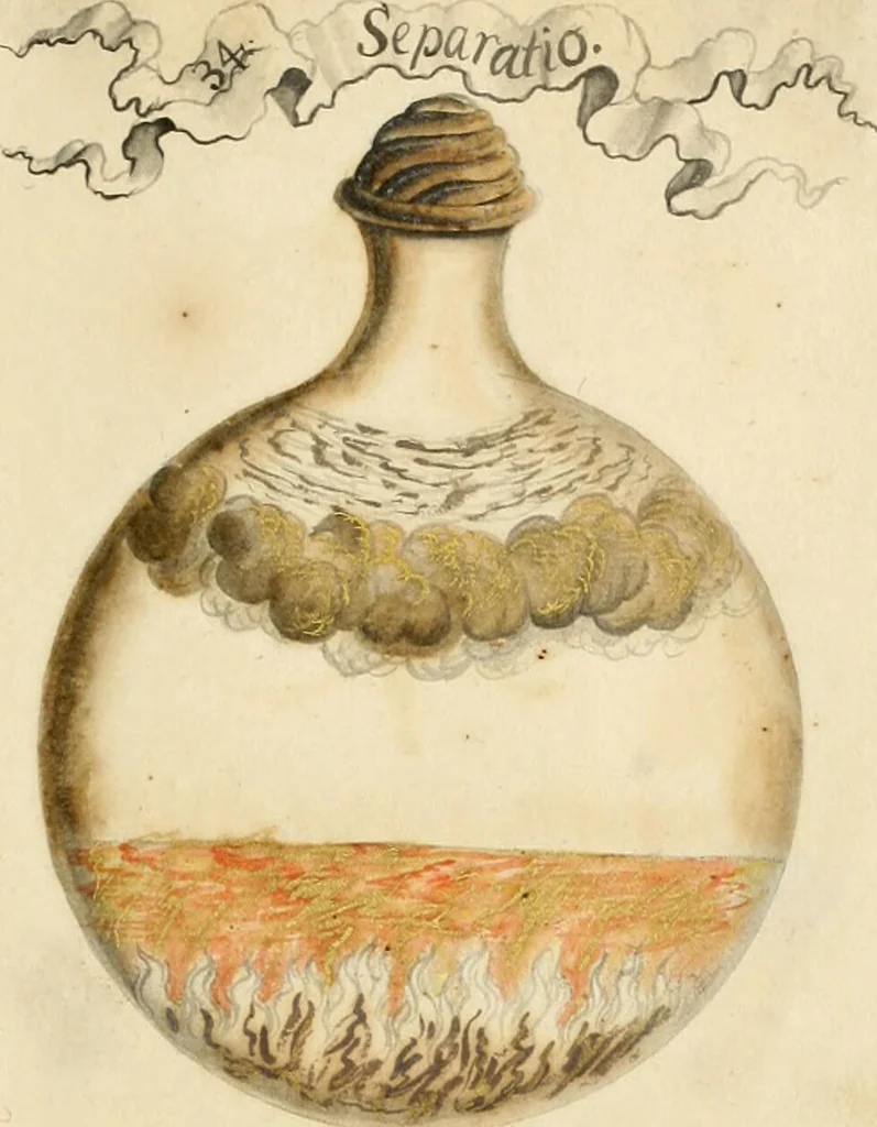 An illustration from Manly Palmer Hall collection of alchemical manuscripts, 1500-1825, 1600, leaf 87