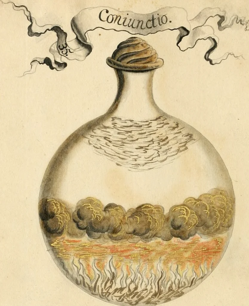 An illustration from Manly Palmer Hall collection of alchemical manuscripts, 1500-1825, 1600, leaf 87