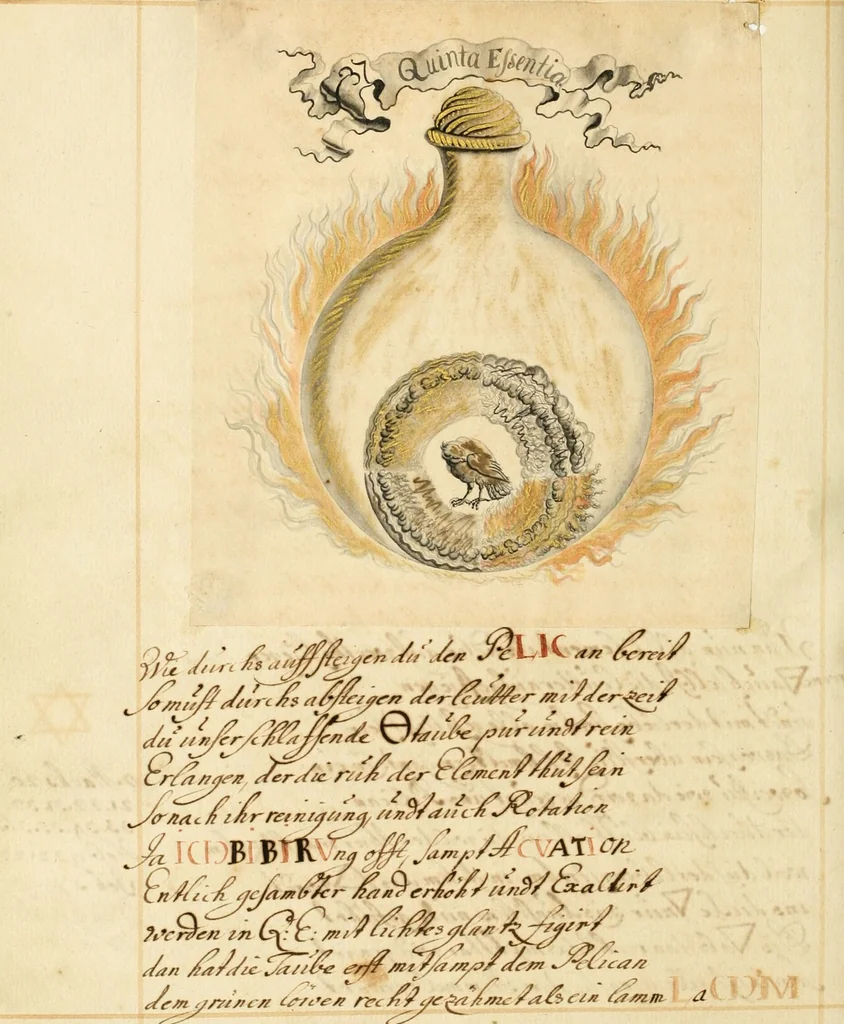 An illustration from Manly Palmer Hall collection of alchemical manuscripts, 1500-1825, 1600, leaf 90