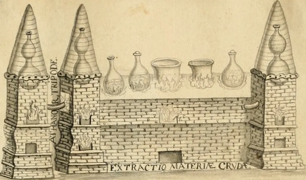 An illustration from Manly Palmer Hall collection of alchemical manuscripts, 1500-1825, 1600, leaf 94