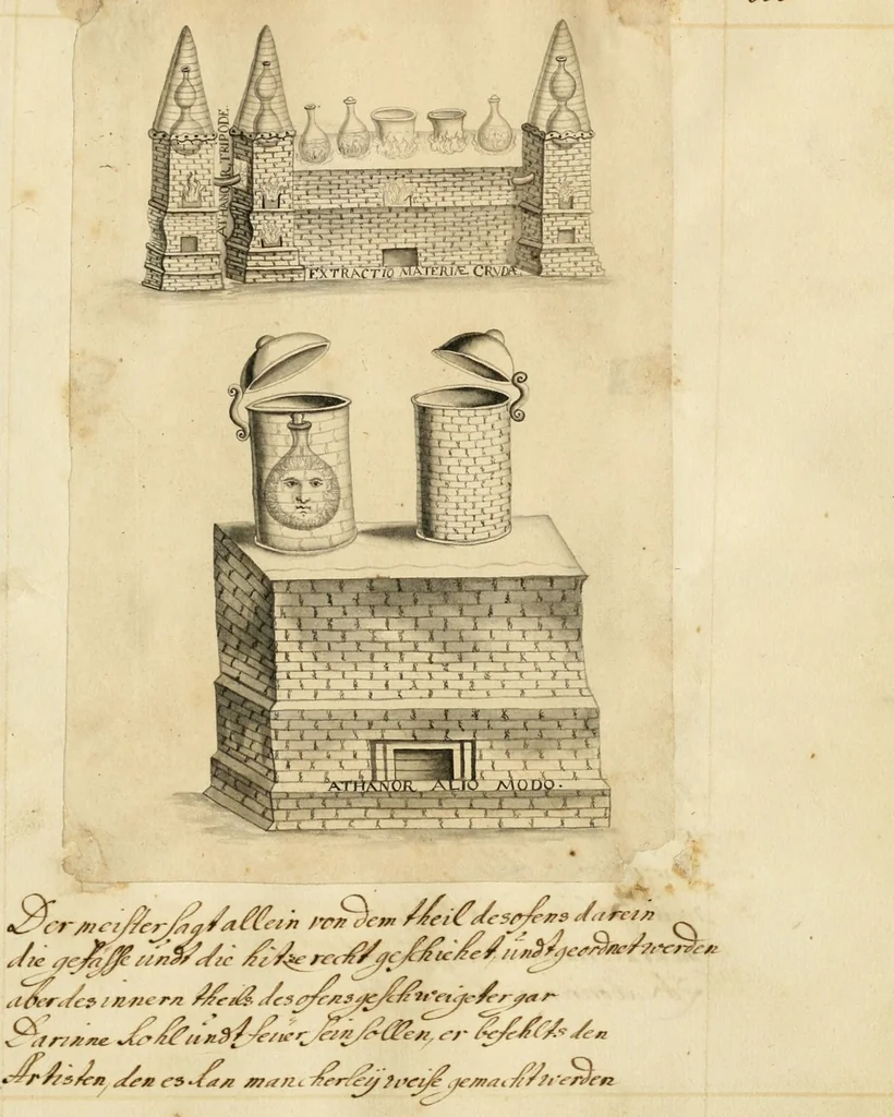 An illustration from Manly Palmer Hall collection of alchemical manuscripts, 1500-1825, 1600, leaf 95