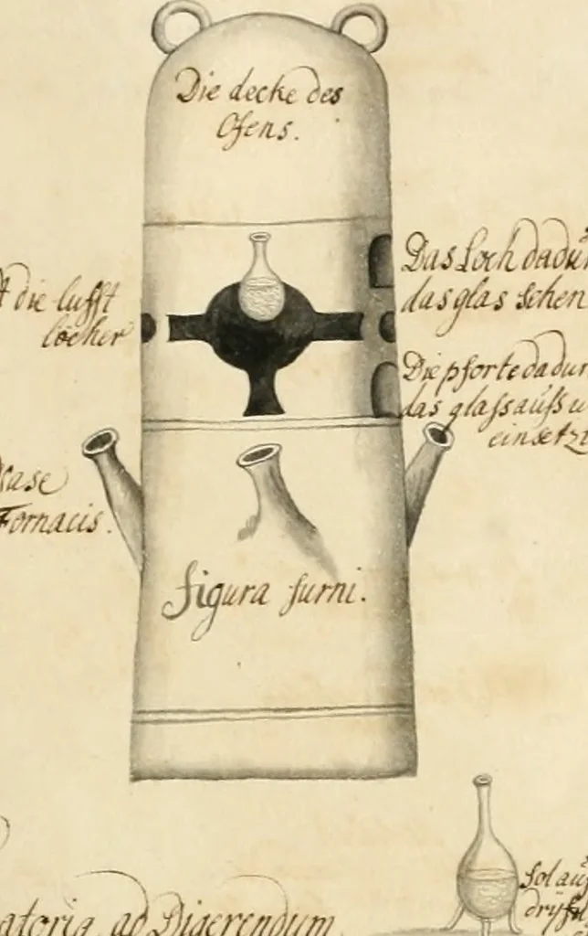 An illustration from Manly Palmer Hall collection of alchemical manuscripts, 1500-1825, 1600, leaf 96