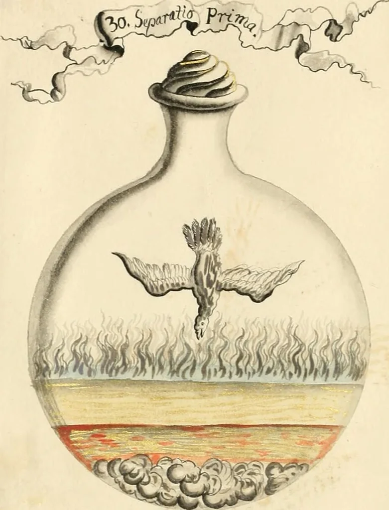 An illustration from Manly Palmer Hall collection of alchemical manuscripts, 1500-1825, 1600, leaf 10