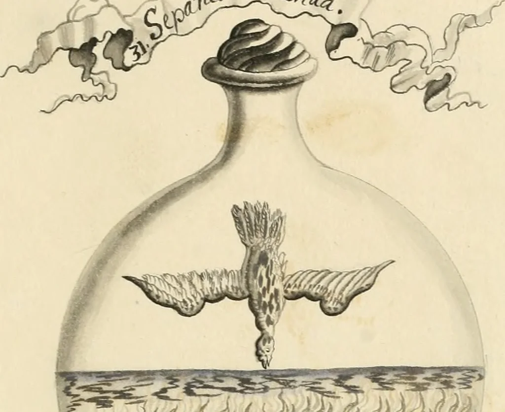 An illustration from Manly Palmer Hall collection of alchemical manuscripts, 1500-1825, 1600, leaf 10