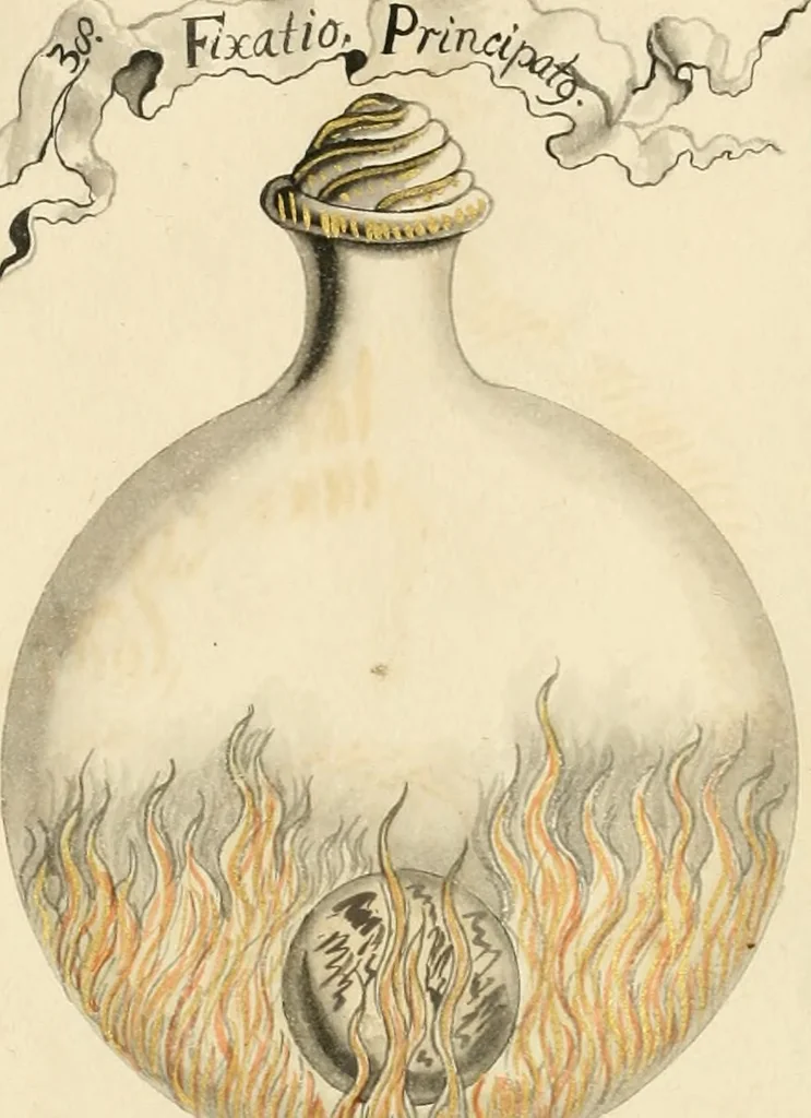 An illustration from Manly Palmer Hall collection of alchemical manuscripts, 1500-1825, 1600, leaf 11