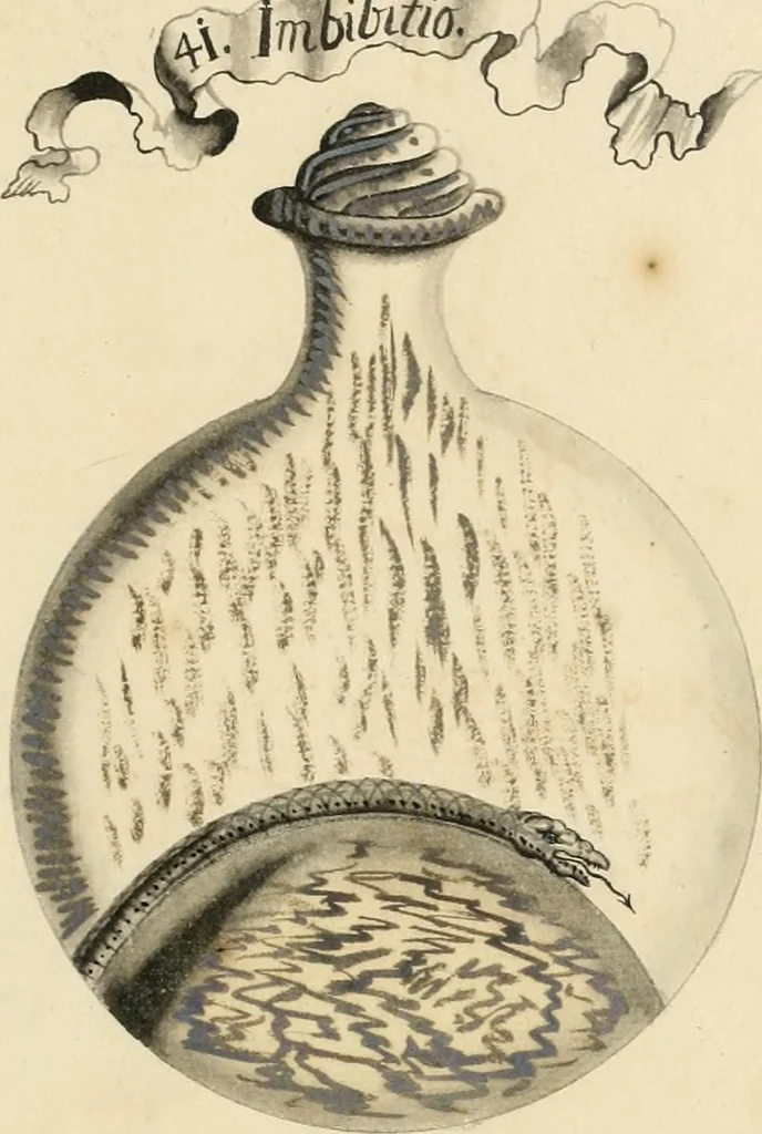 An illustration from Manly Palmer Hall collection of alchemical manuscripts, 1500-1825, 1600, leaf 14
