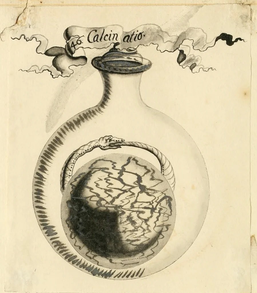 An illustration from Manly Palmer Hall collection of alchemical manuscripts, 1500-1825, 1600, leaf 19