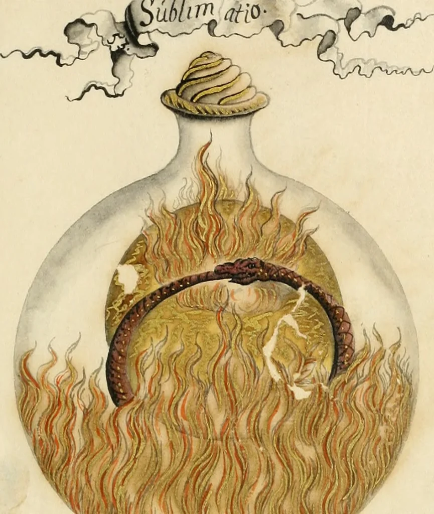 An illustration from Manly Palmer Hall collection of alchemical manuscripts, 1500-1825, 1600, leaf 24
