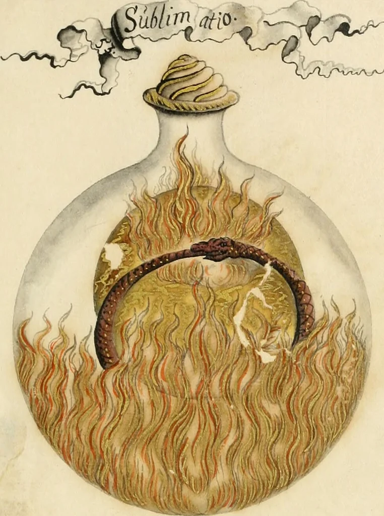 An illustration from Manly Palmer Hall collection of alchemical manuscripts, 1500-1825, 1600, leaf 25