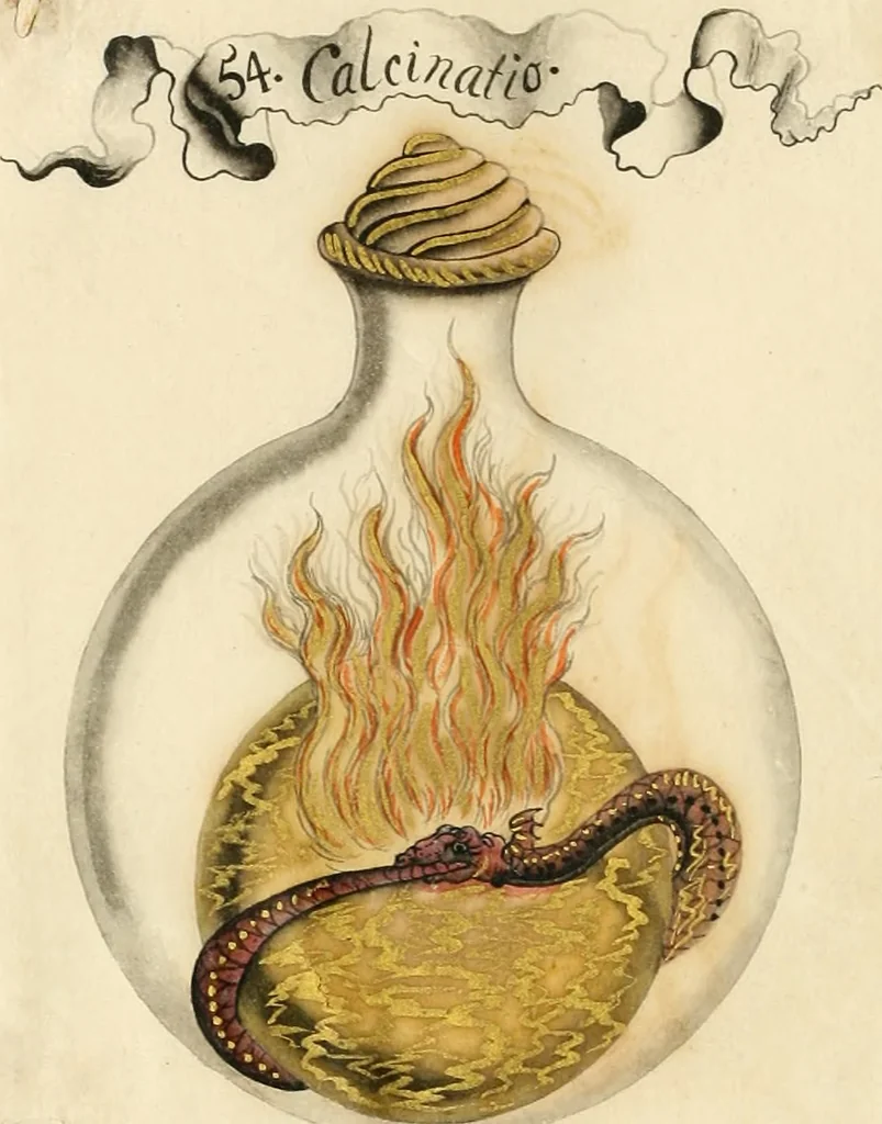 An illustration from Manly Palmer Hall collection of alchemical manuscripts, 1500-1825, 1600, leaf 25