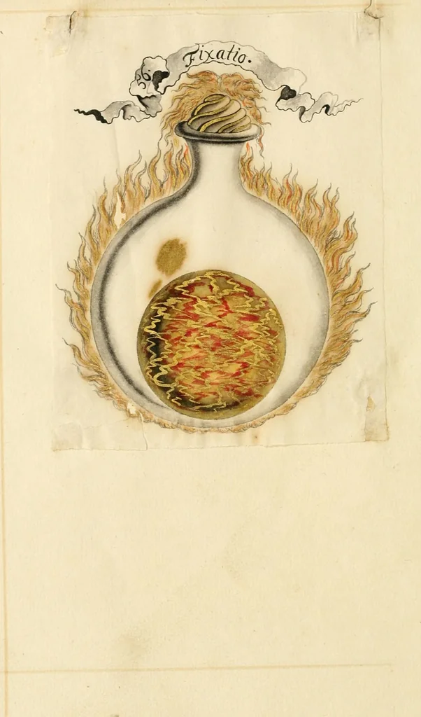 An illustration from Manly Palmer Hall collection of alchemical manuscripts, 1500-1825, 1600, leaf 28