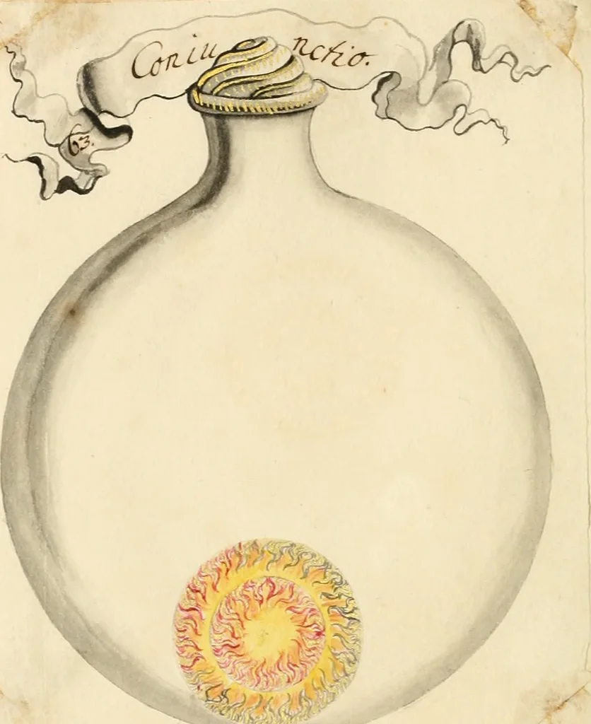 An illustration from Manly Palmer Hall collection of alchemical manuscripts, 1500-1825, 1600, leaf 33