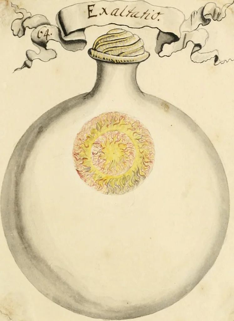 An illustration from Manly Palmer Hall collection of alchemical manuscripts, 1500-1825, 1600, leaf 34