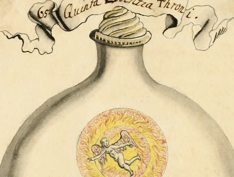 An illustration from Manly Palmer Hall collection of alchemical manuscripts, 1500-1825, 1600, leaf 35