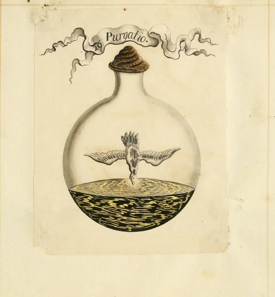An illustration from Manly Palmer Hall collection of alchemical manuscripts, 1500-1825, 1600, leaf 9