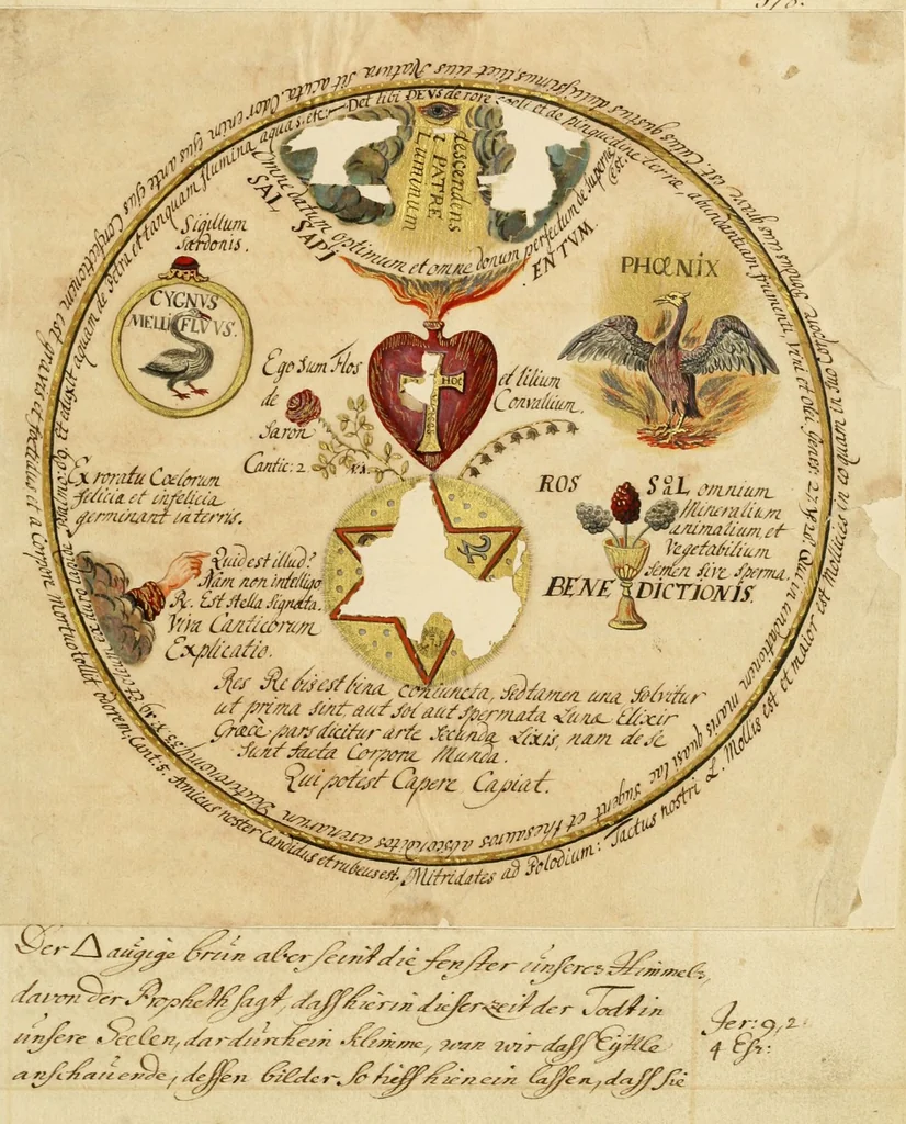An illustration from Manly Palmer Hall collection of alchemical manuscripts, 1500-1825, 1600, leaf 19