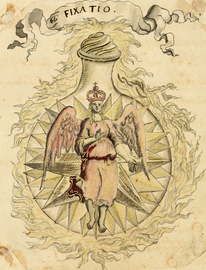 An illustration from Manly Palmer Hall collection of alchemical manuscripts, 1500-1825, 1600, leaf 49