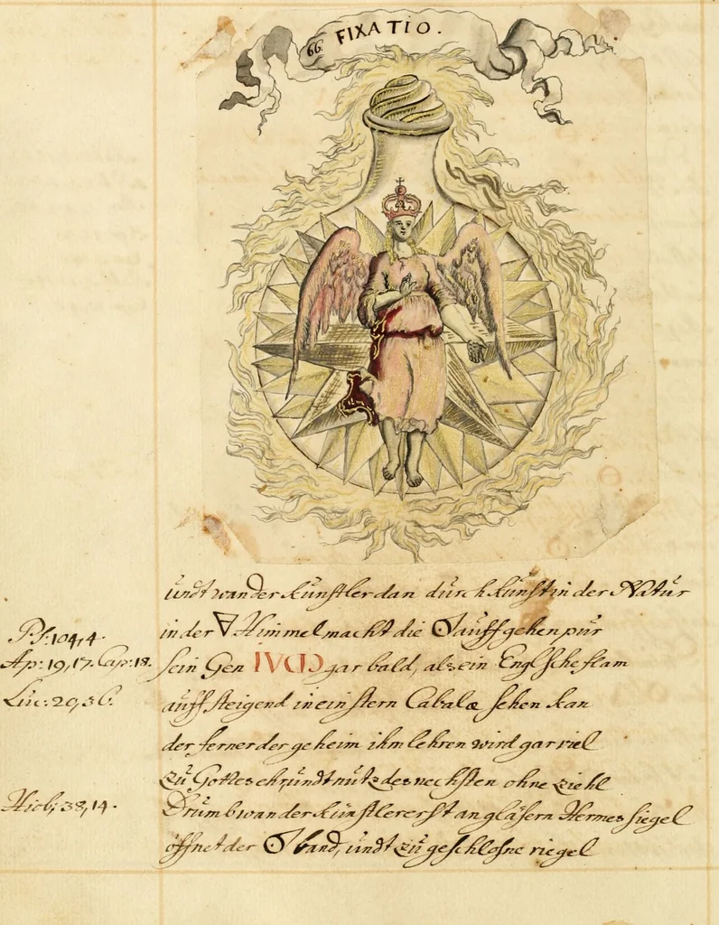 An illustration from Manly Palmer Hall collection of alchemical manuscripts, 1500-1825, 1600, leaf 50