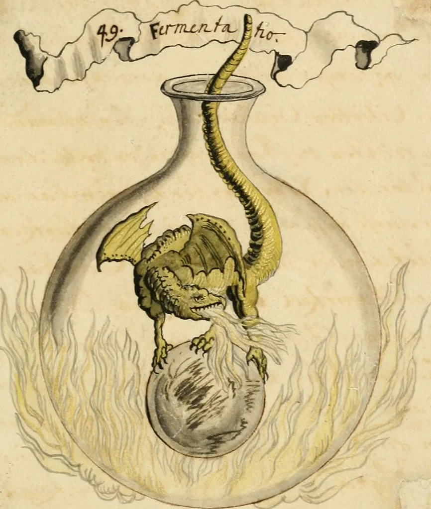 An illustration from Manly Palmer Hall collection of alchemical manuscripts, 1500-1825, 1600, leaf 6