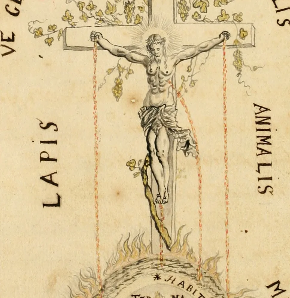 An illustration from Manly Palmer Hall collection of alchemical manuscripts, 1500-1825, 1600, leaf 85
