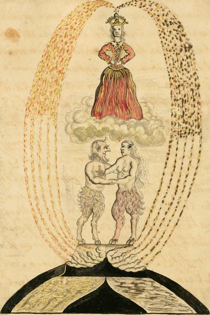 An illustration from Manly Palmer Hall collection of alchemical manuscripts, 1500-1825, 1600, leaf 9