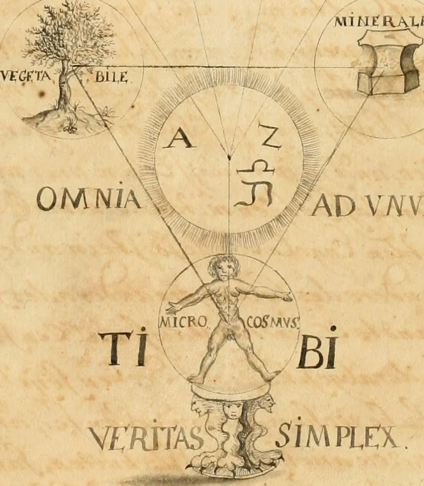 An illustration from Manly Palmer Hall collection of alchemical manuscripts, 1500-1825, 1600, leaf 77