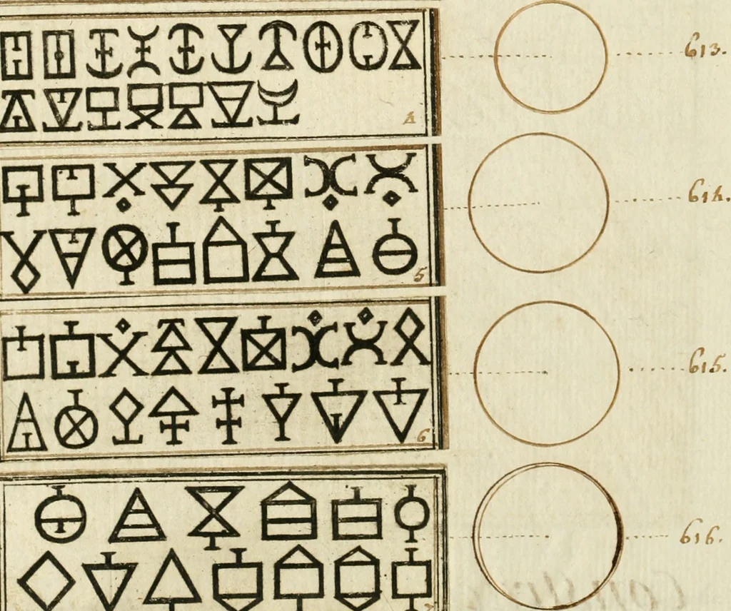 An illustration from Manly Palmer Hall collection of alchemical manuscripts, 1500-1825, 1600, leaf 655
