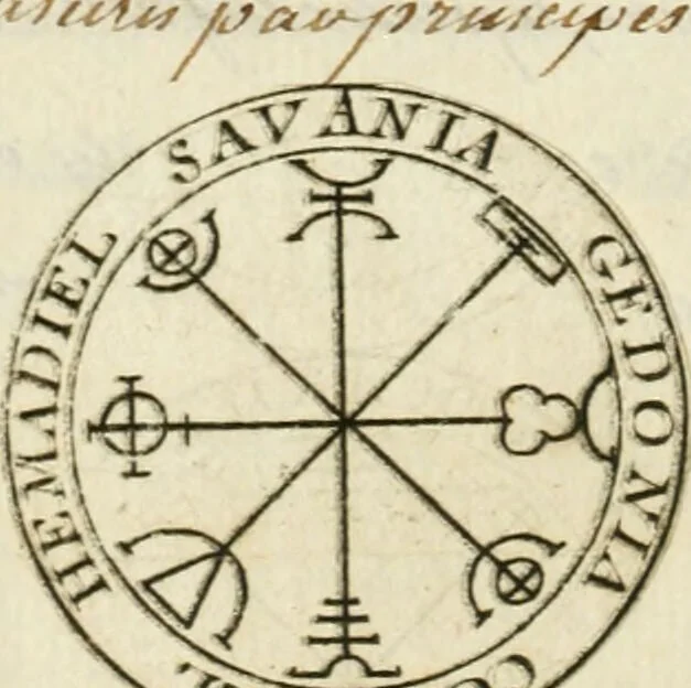 An illustration from Manly Palmer Hall collection of alchemical manuscripts, 1500-1825, 1600, leaf 694