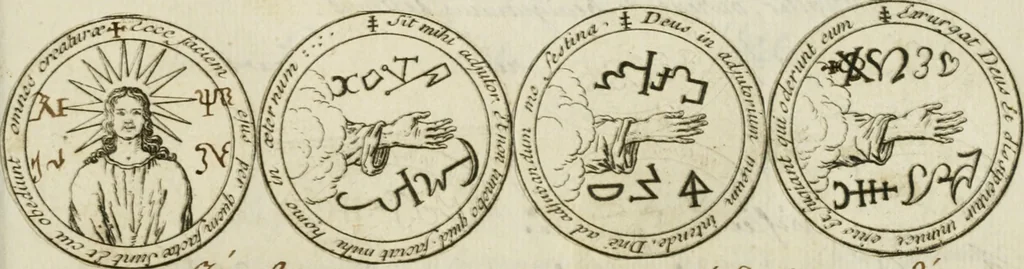 An illustration from Manly Palmer Hall collection of alchemical manuscripts, 1500-1825, 1600, leaf 694
