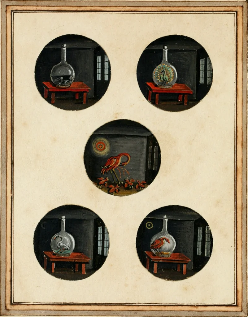 An illustration from Manly Palmer Hall collection of alchemical manuscripts, 1500-1825, 1600, leaf 9